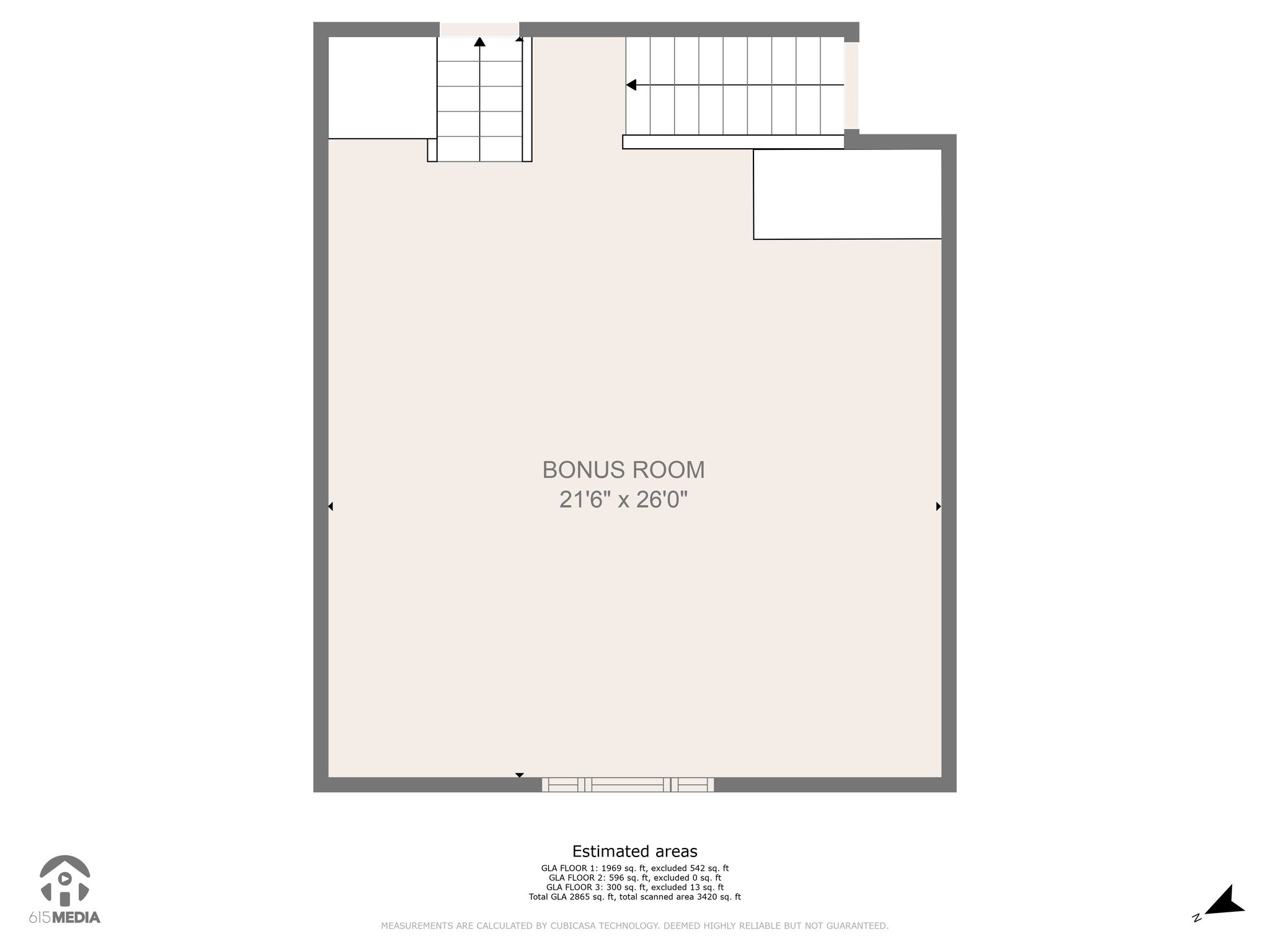 Bonus Room above Garage