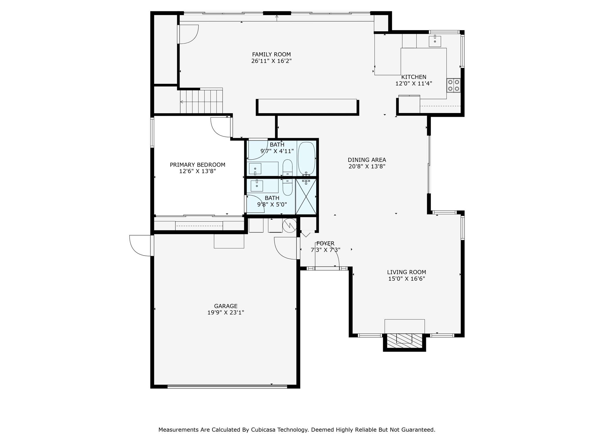 1st Floor With Dimensions