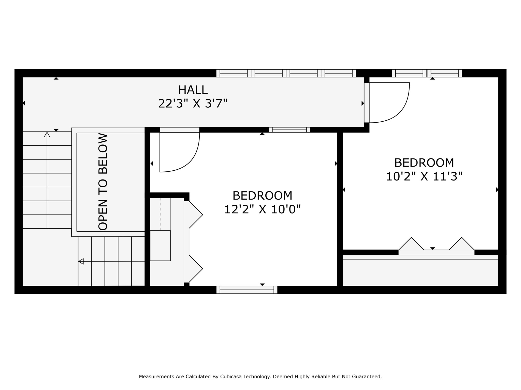 2nd Floor With Dimensions