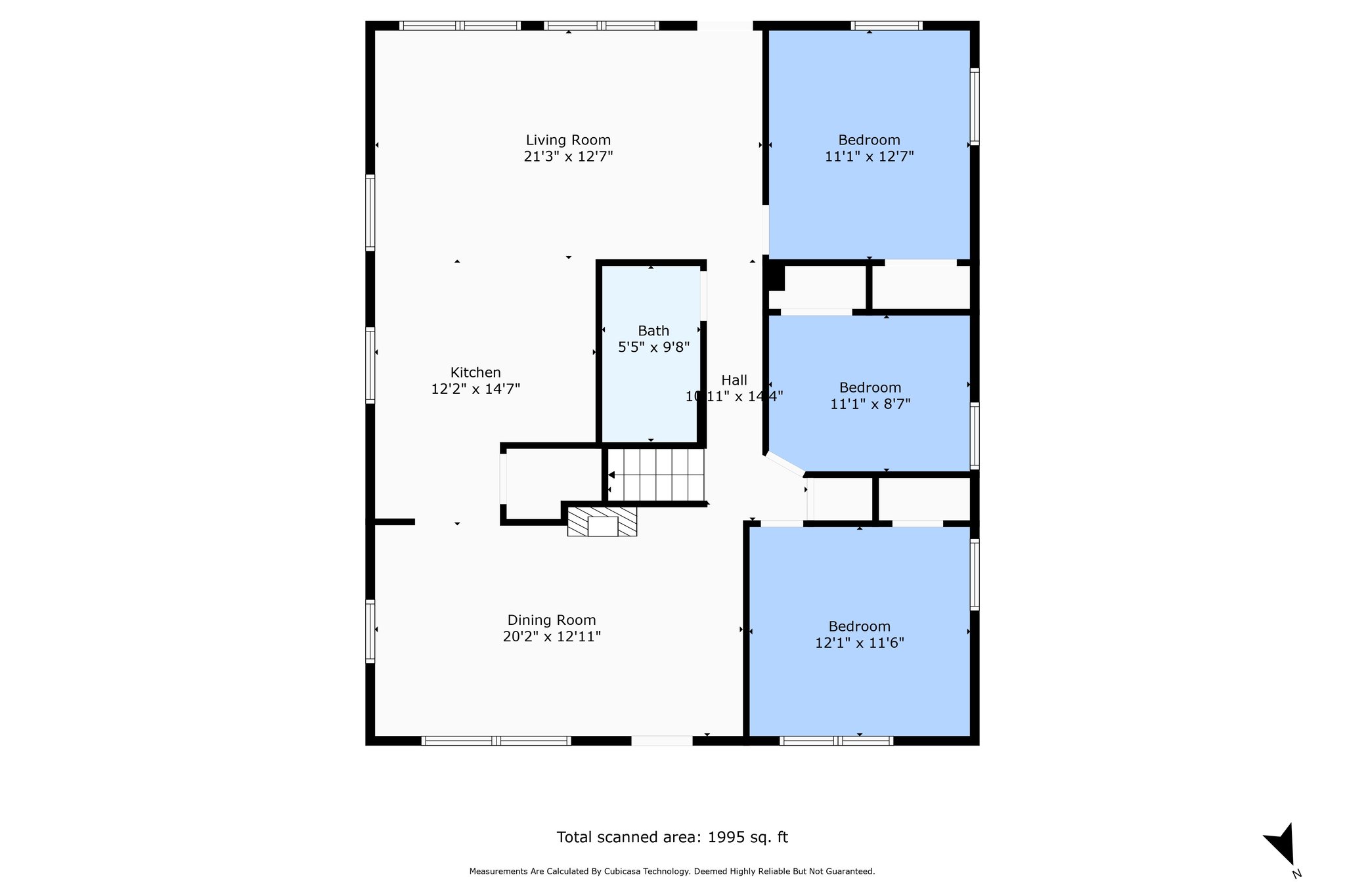 1st Floor w/ Dimensions