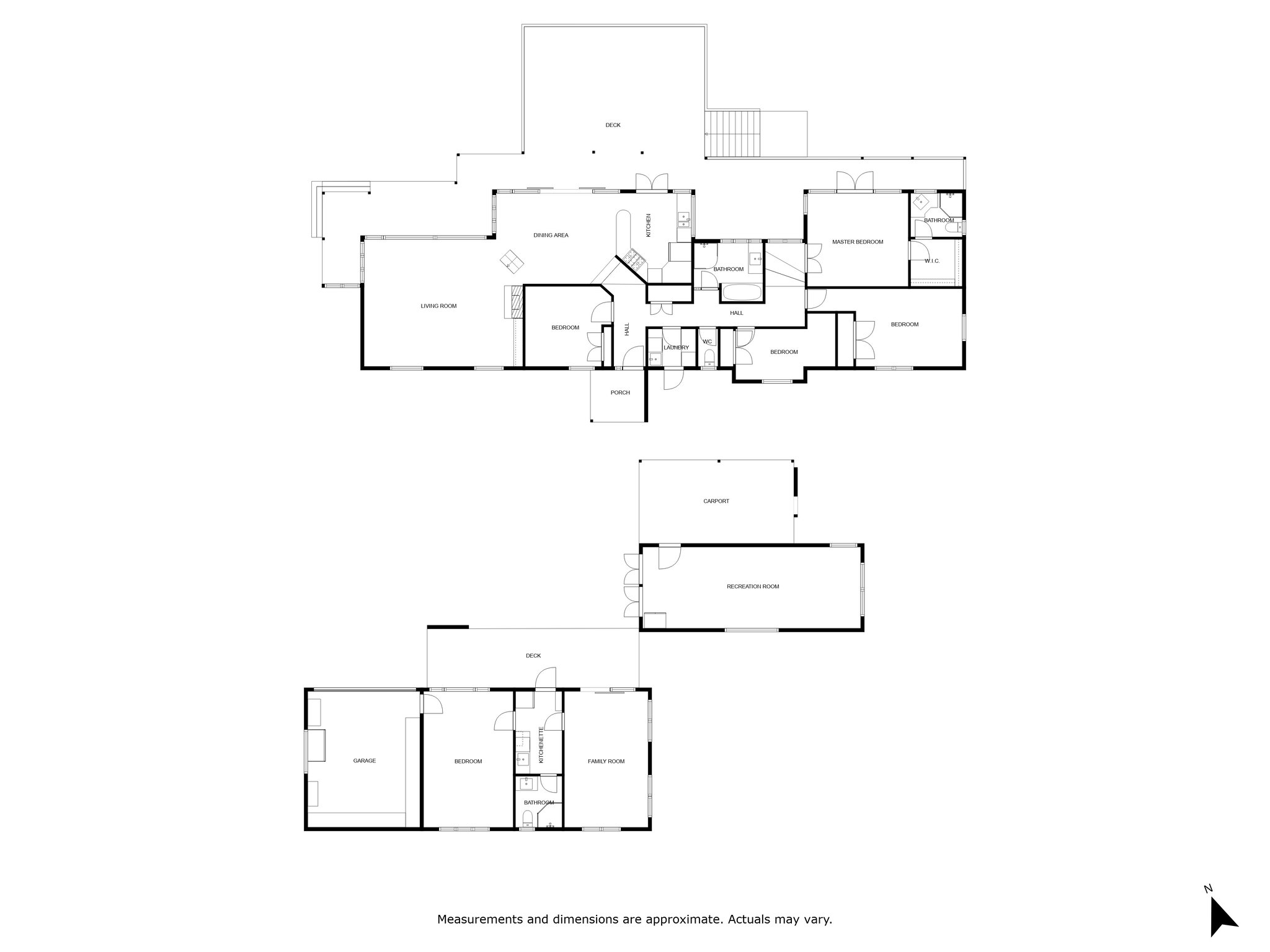 Main House with Rumpus and Cottage