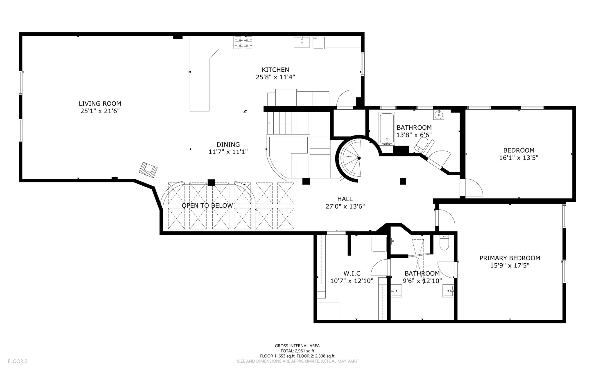 401 W 1st Ave-Upstairs