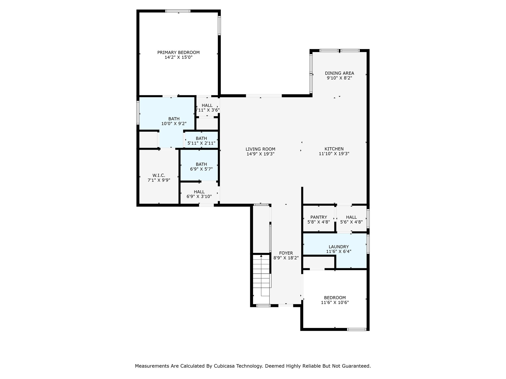 1st Floor Dimensions
