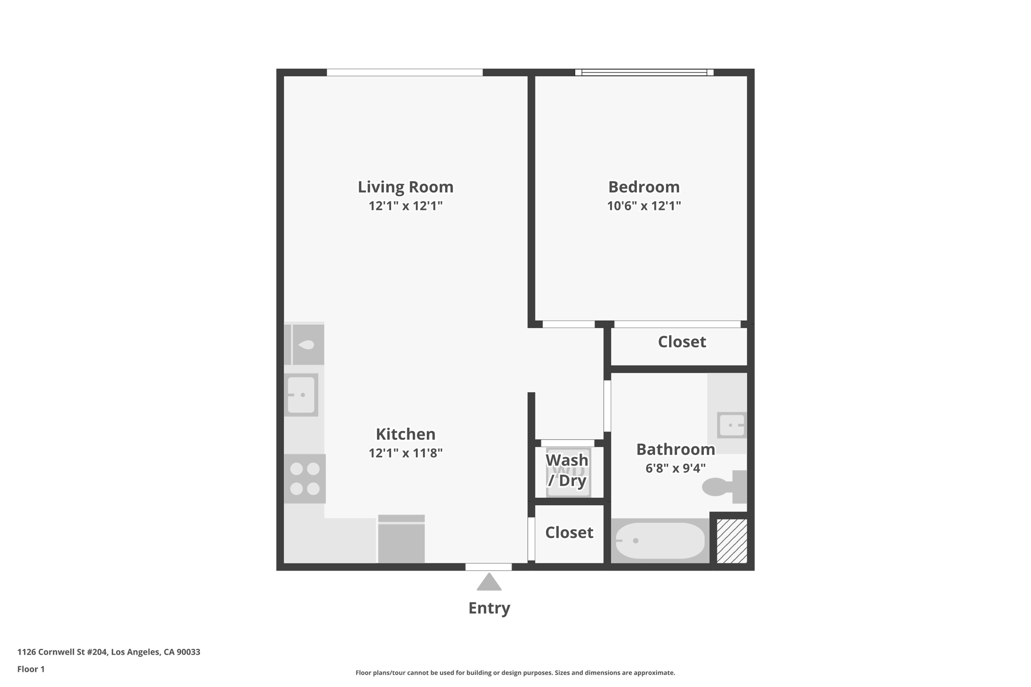 Floorplan #1. - 204