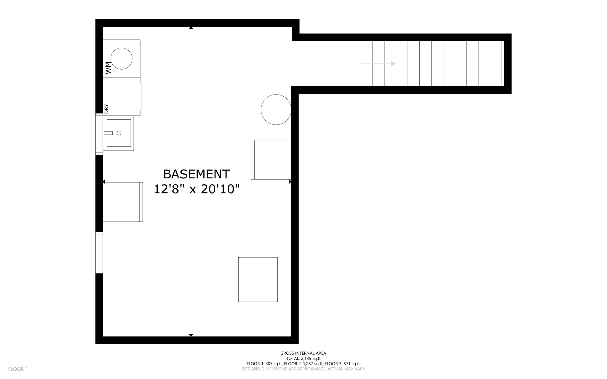 1007 S Jacques St-Basement