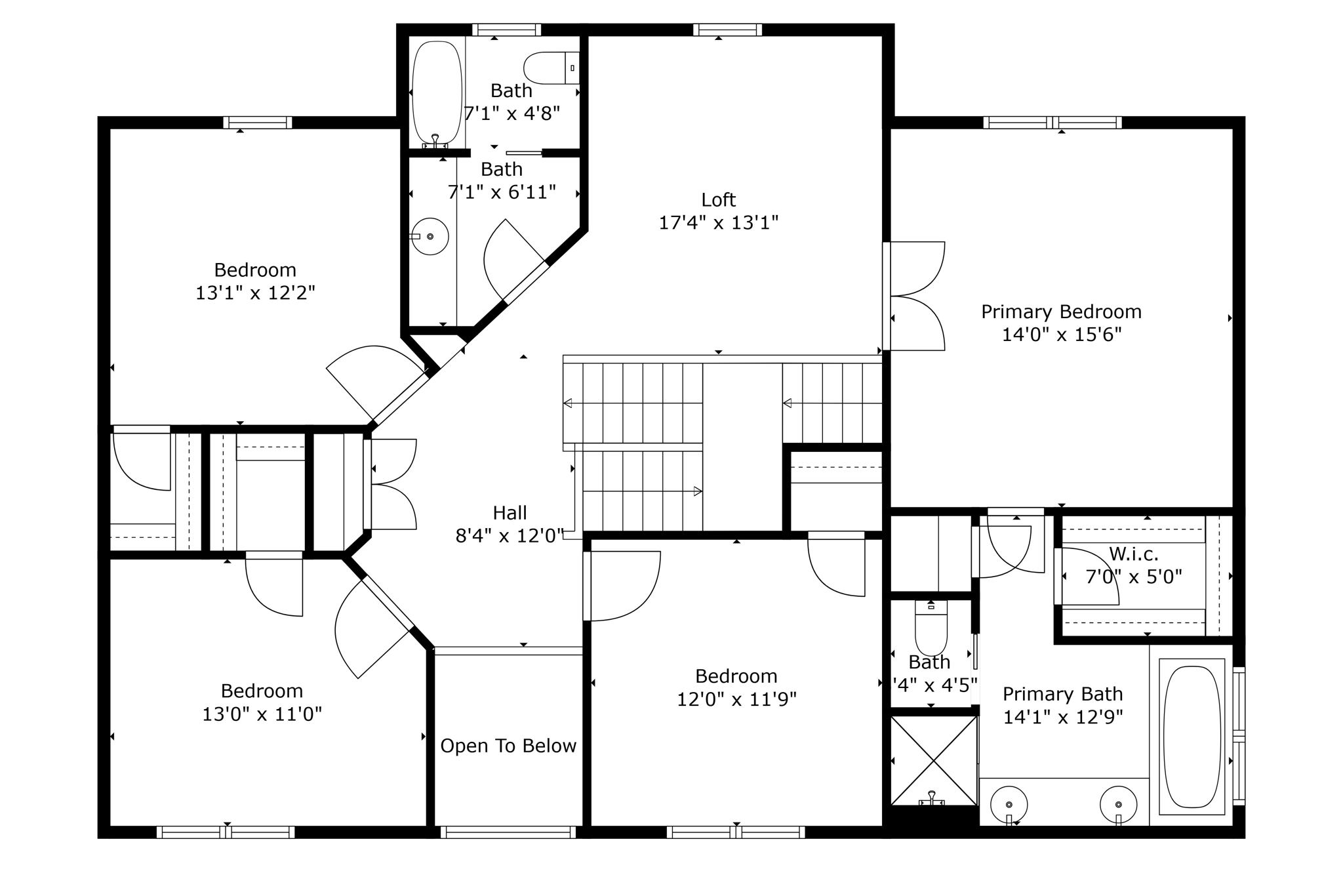 Second Floor No Totals