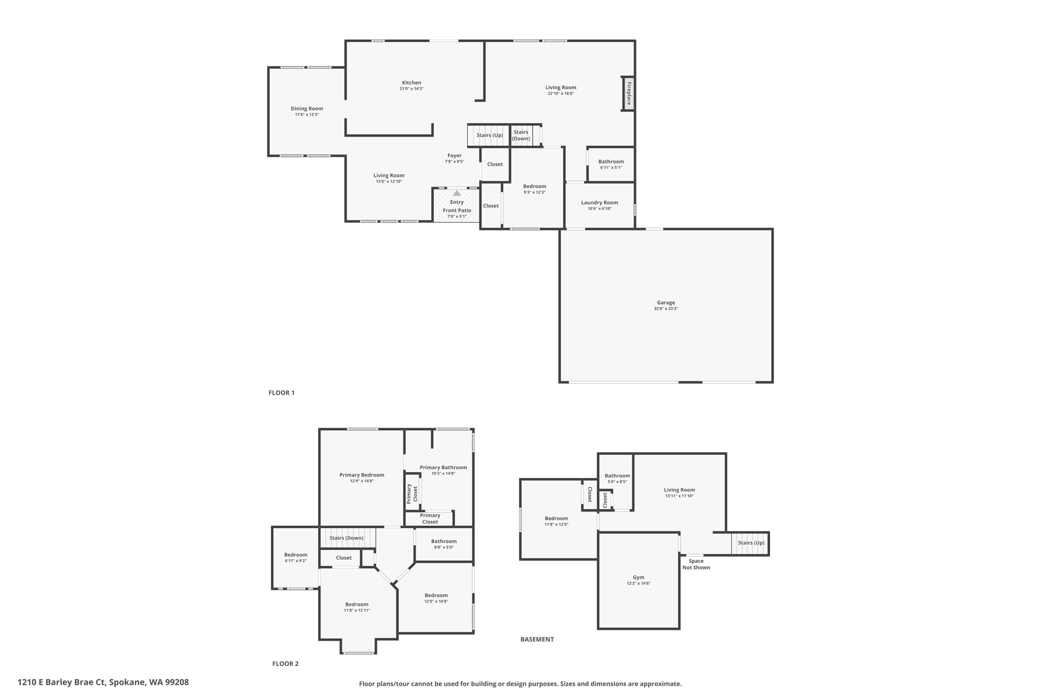 1210 E Barley Brae Ct - Floor Plan
