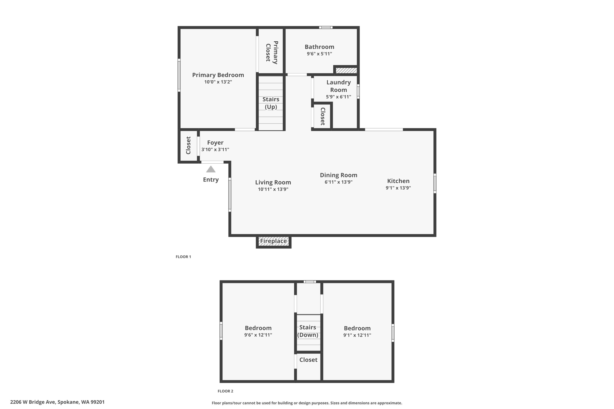 2206 W Bridge Ave - Floor Plan