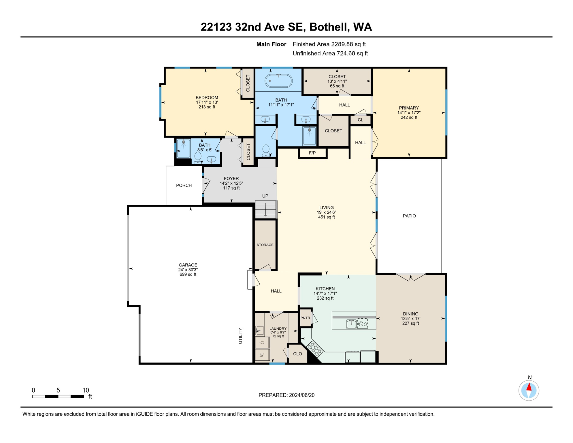 Main Floor w/Dimensions
