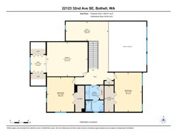 Upper Floor w/Dimensions
