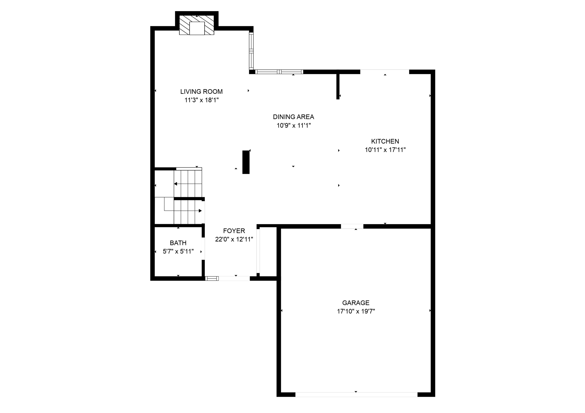 Main Level Floorplan