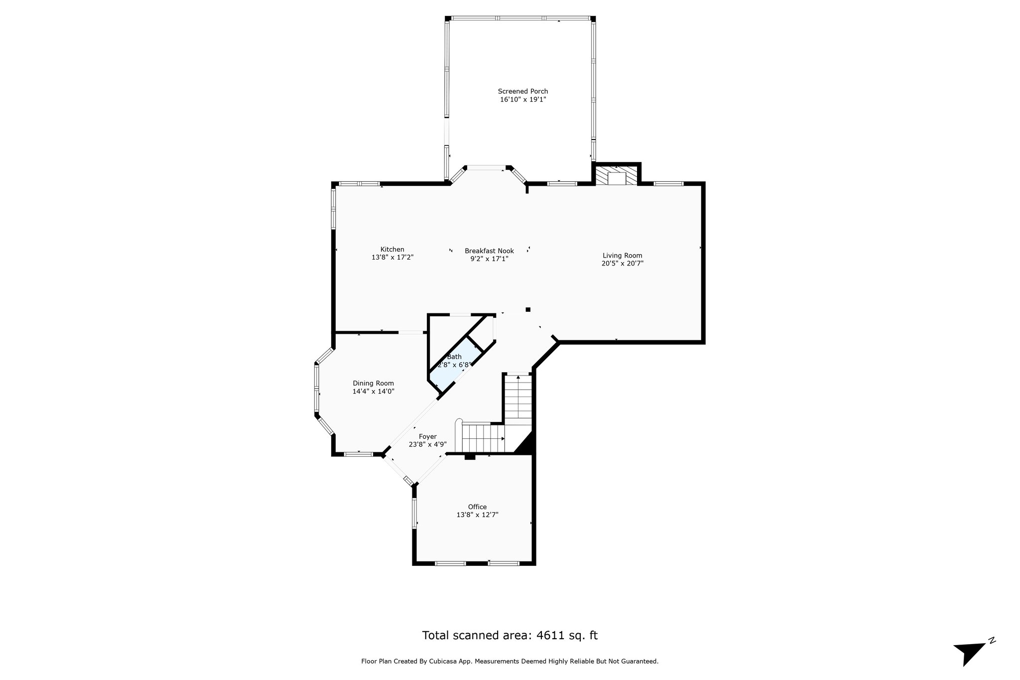 2nd Floor w/ Dimensions