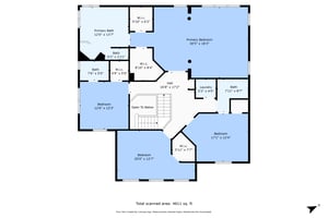 3rd Floor w/ Dimensions