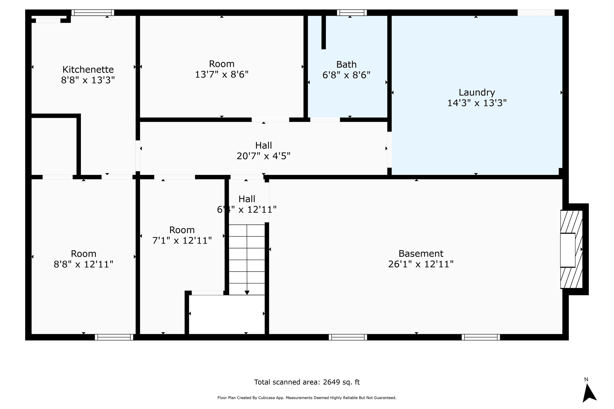 1st Floor w/ Dimensions