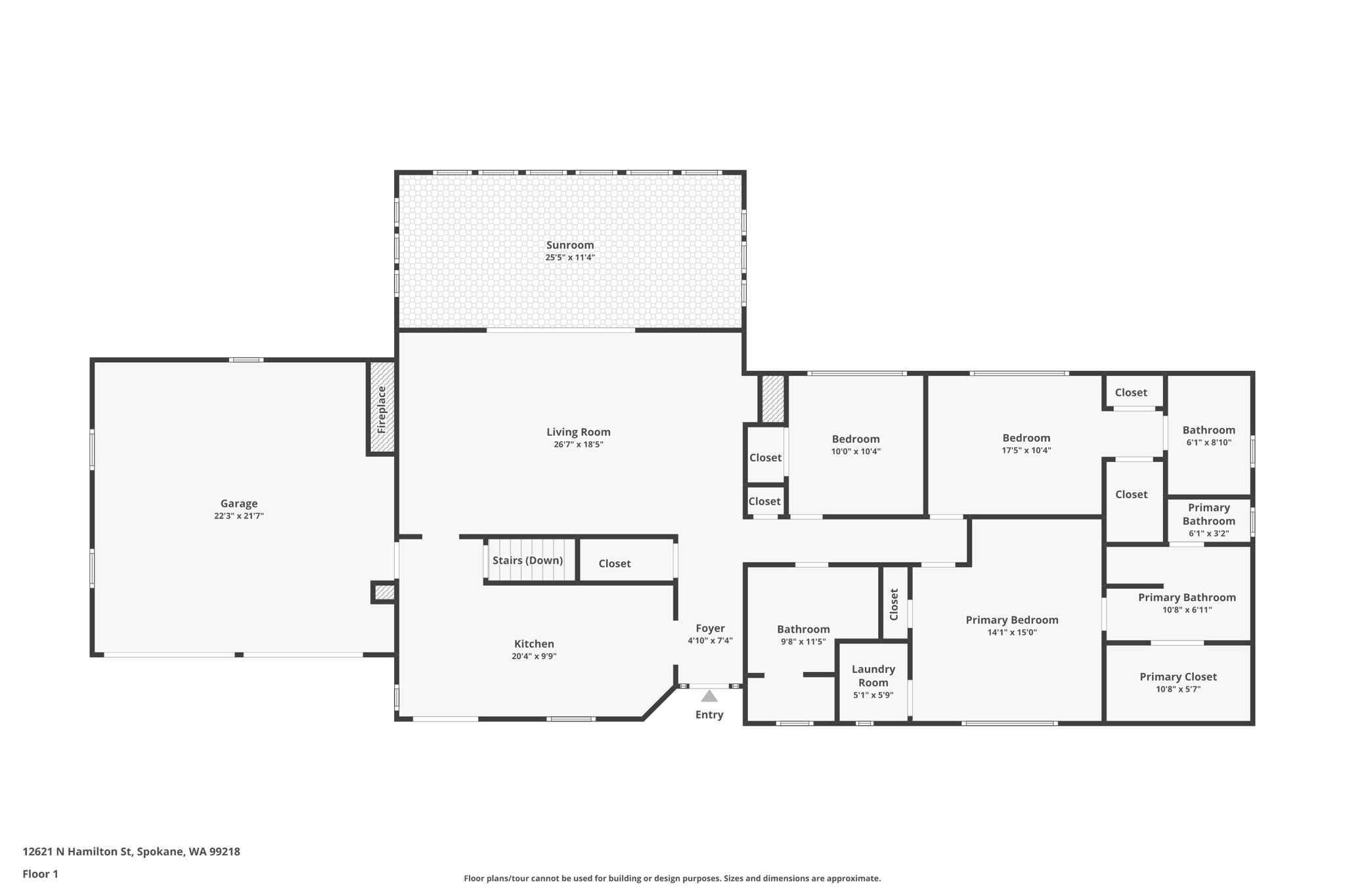 12621 N Hamilton St - Main Level