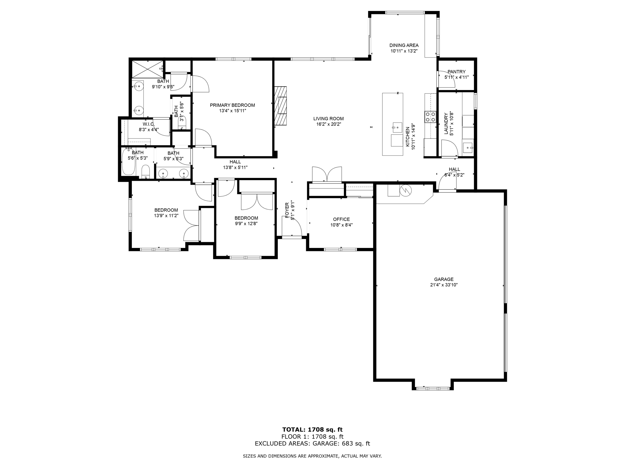 16612 Rolling Hills Ln - Floor Plan