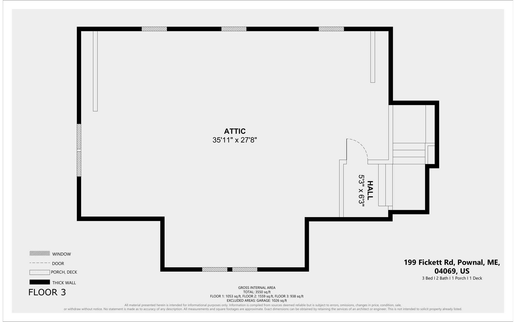 Bonus Area over Garage