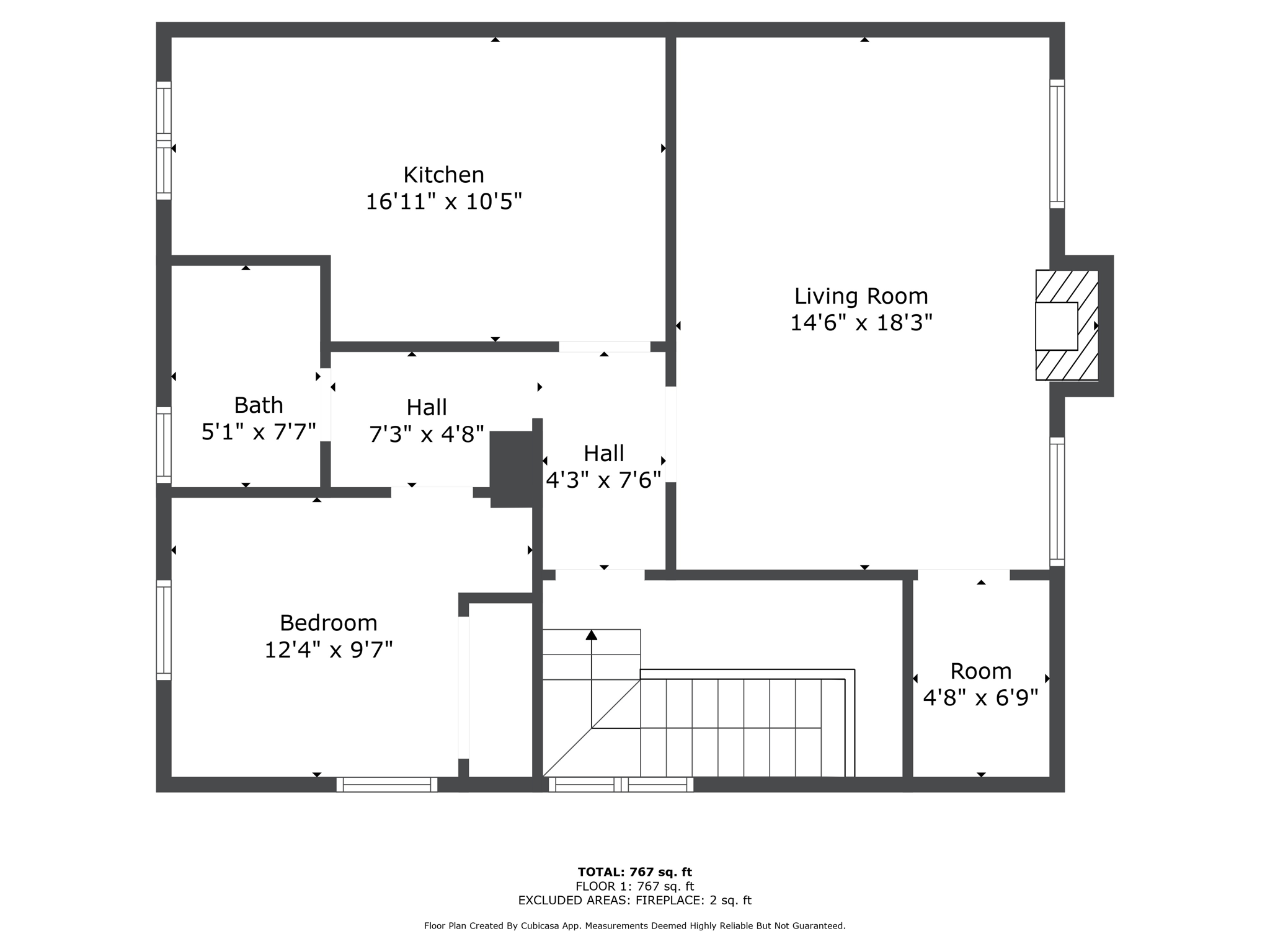 Upstairs Apartment 815 1/2 (Apartment #2)