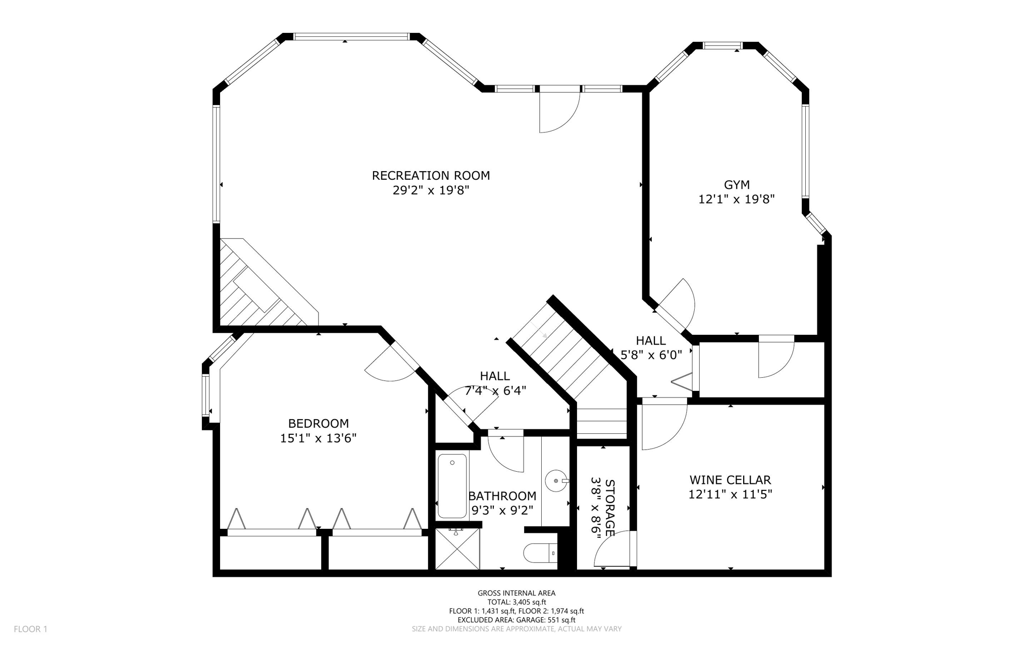 5357 E Hayden Lake Rd - Basement