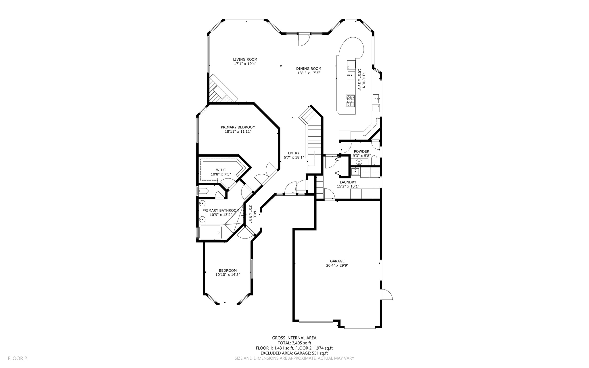 5357 E Hayden Lake Rd - Main Level