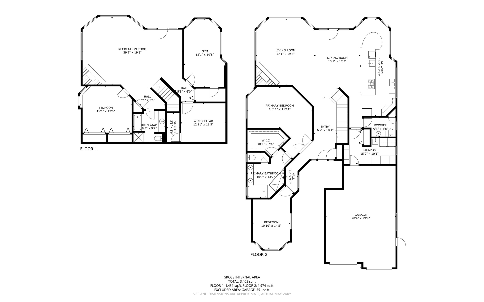 5357 E Hayden Lake Rd - Floor Plan