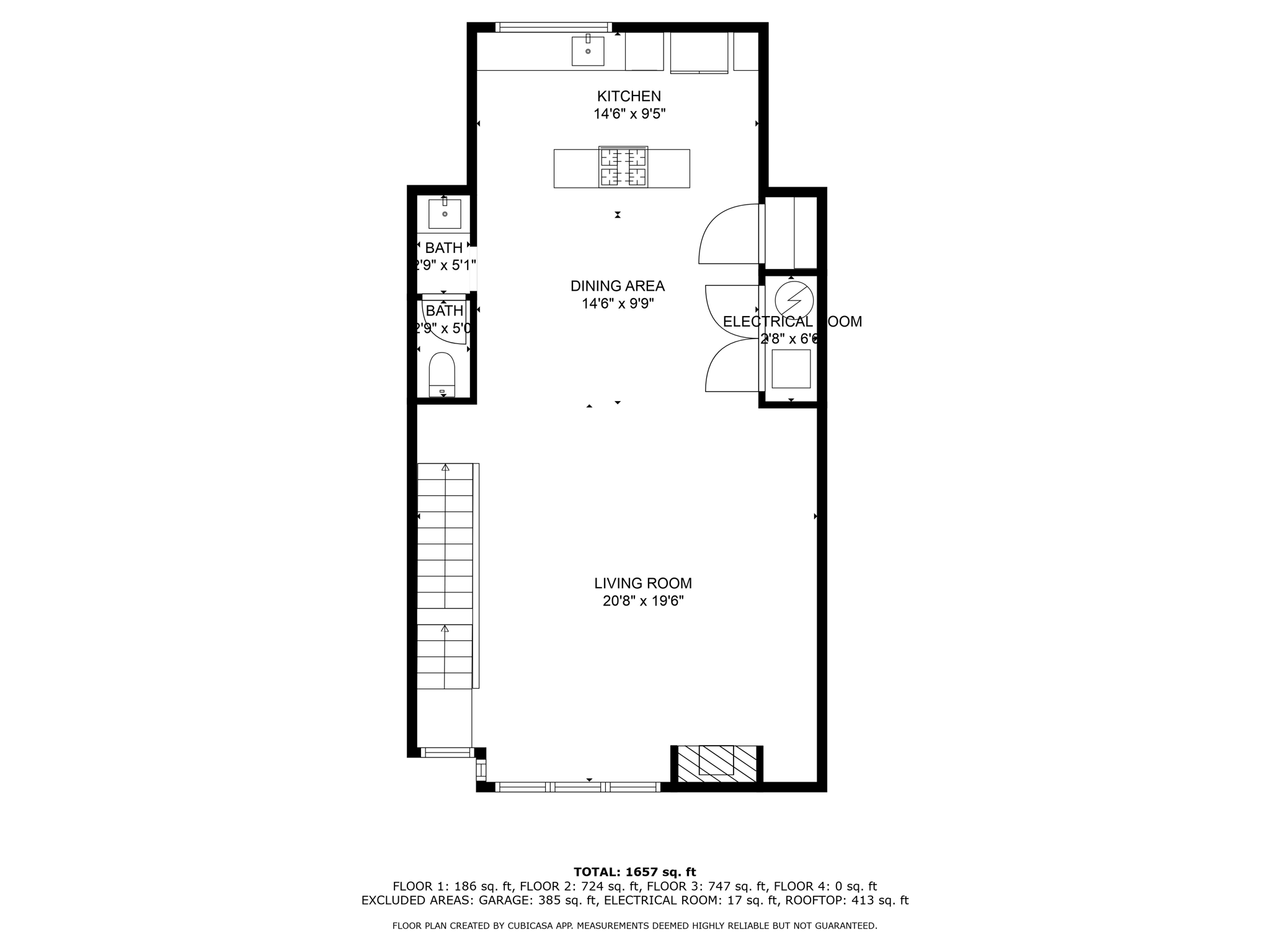 main floor w dimensions
