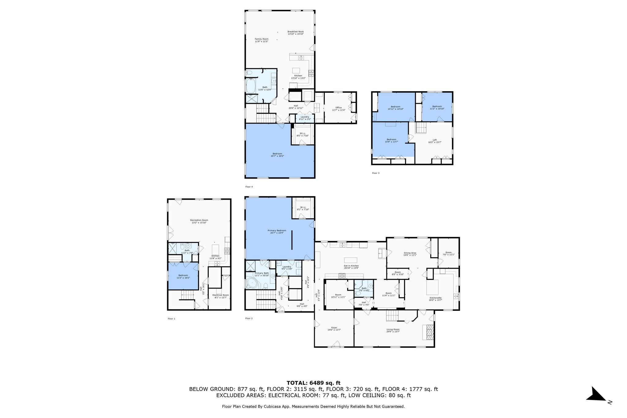 All Floors w/ Dimensions