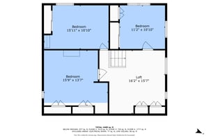 3rd Floor w/ Dimensions