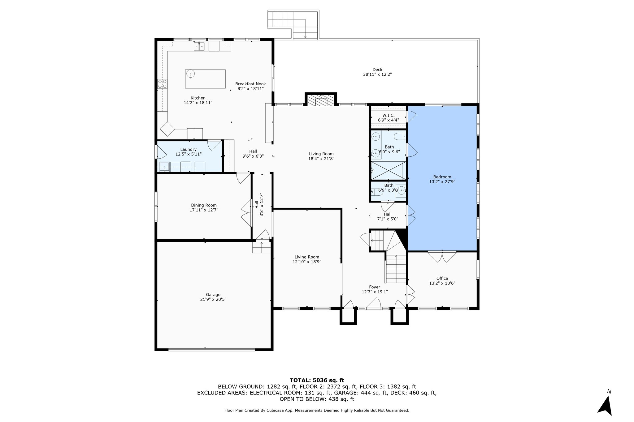 2nd Floor w Dimensions