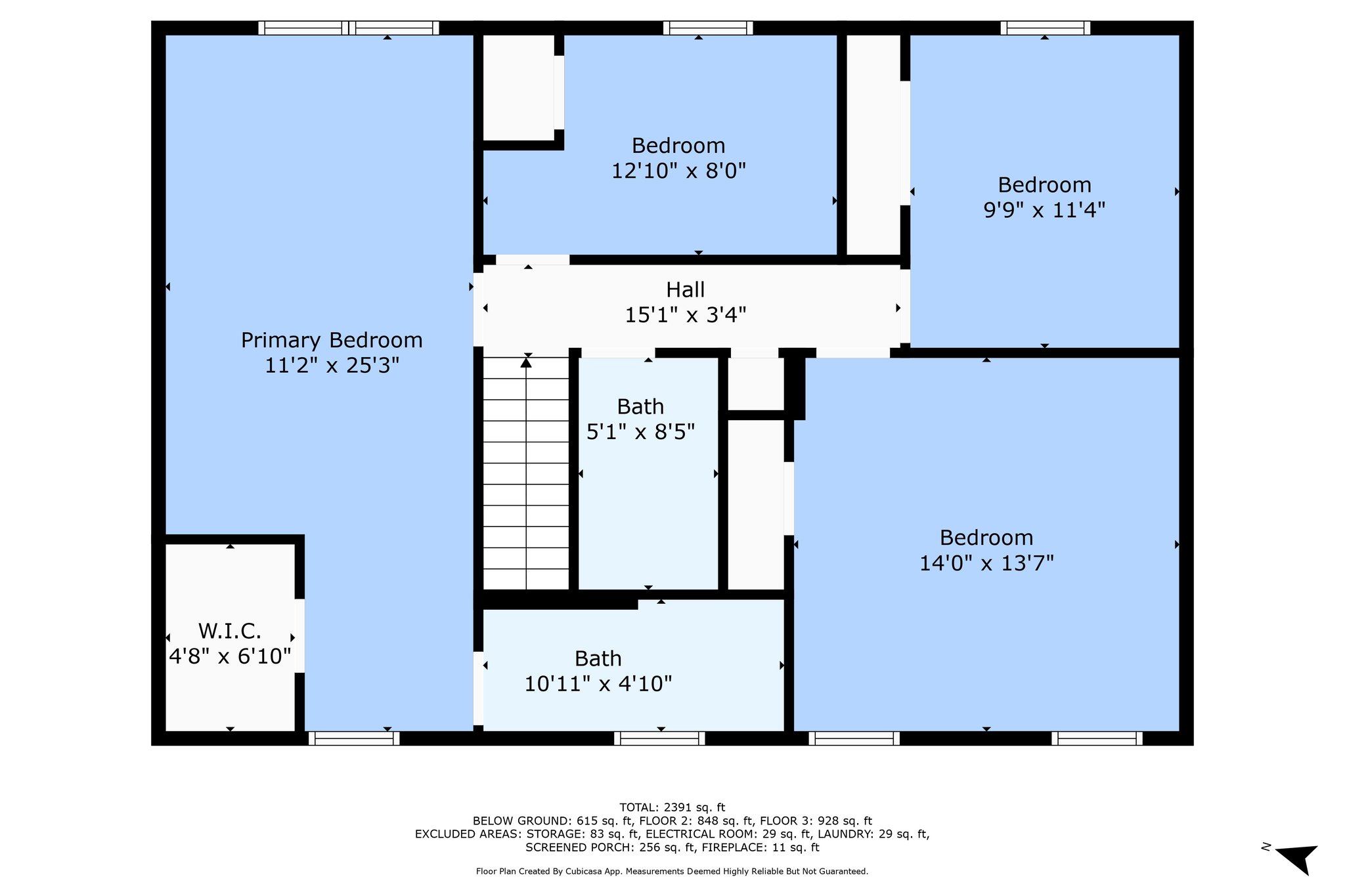 3rd Floor w Dimensions