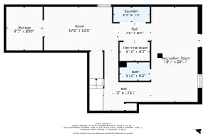 1st Floor w Dimensions