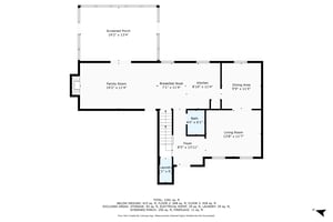 2nd Floor w Dimensions