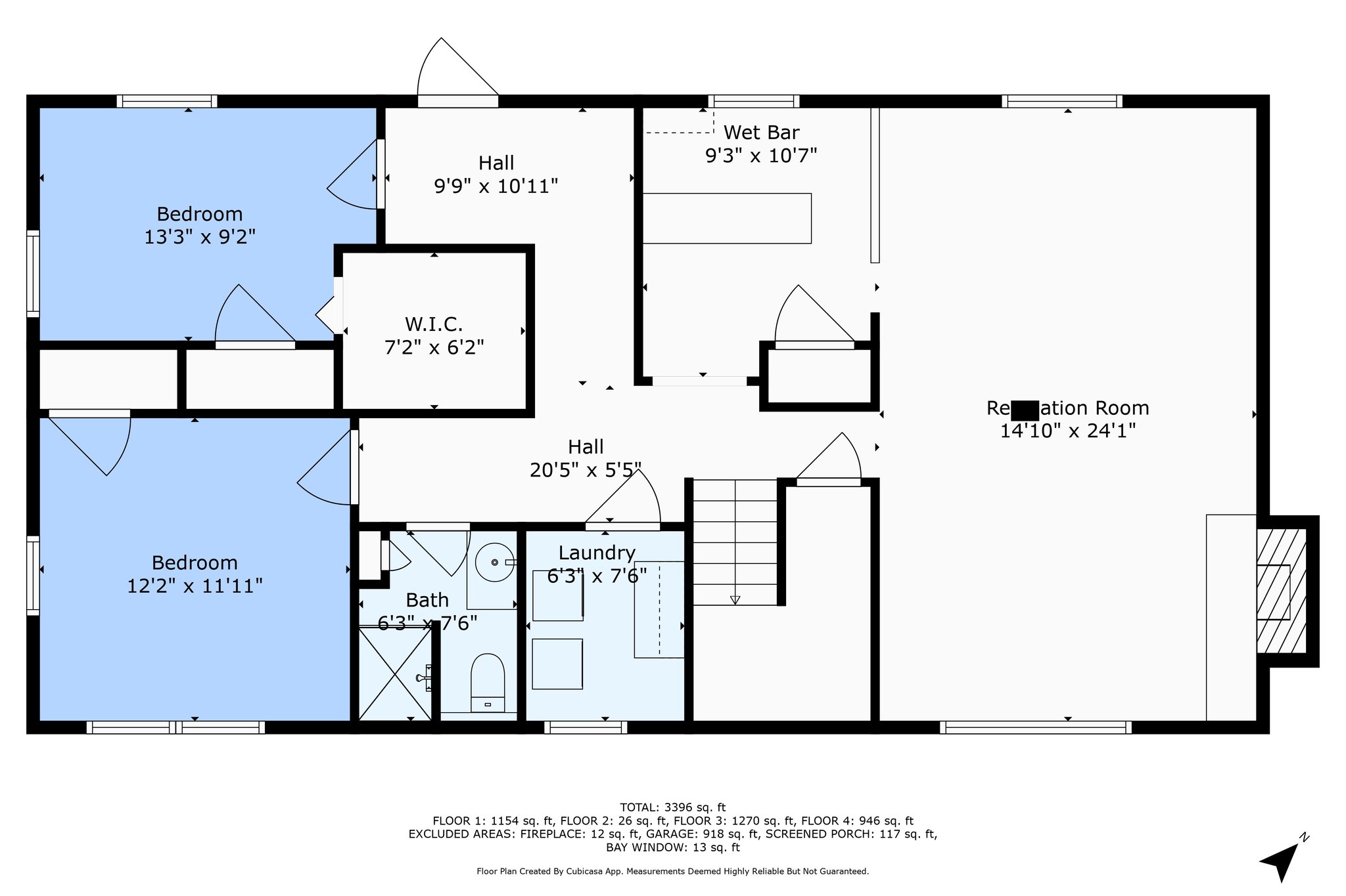 1st Floor w Dimensions