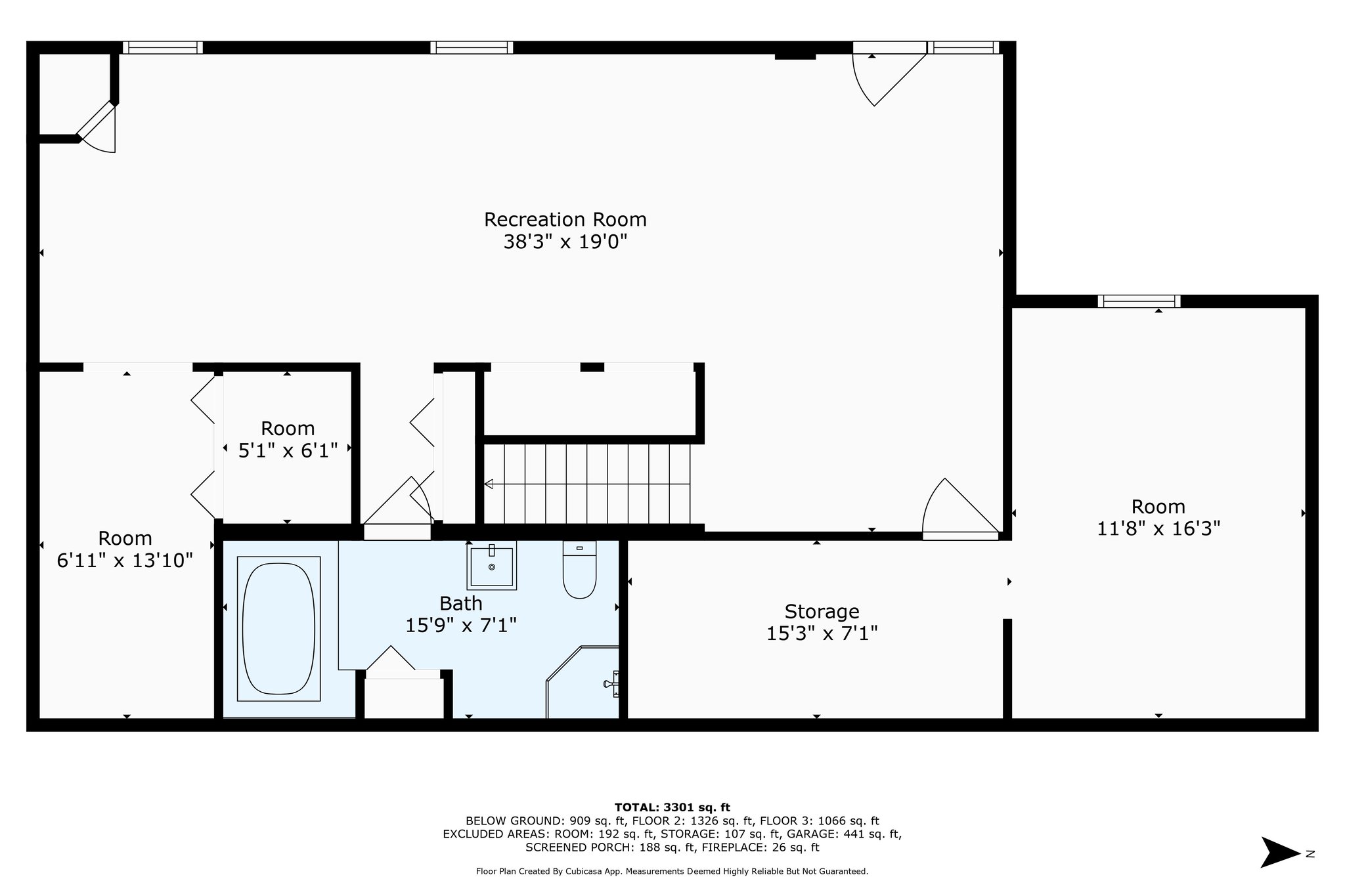1st Floor w Dimensions