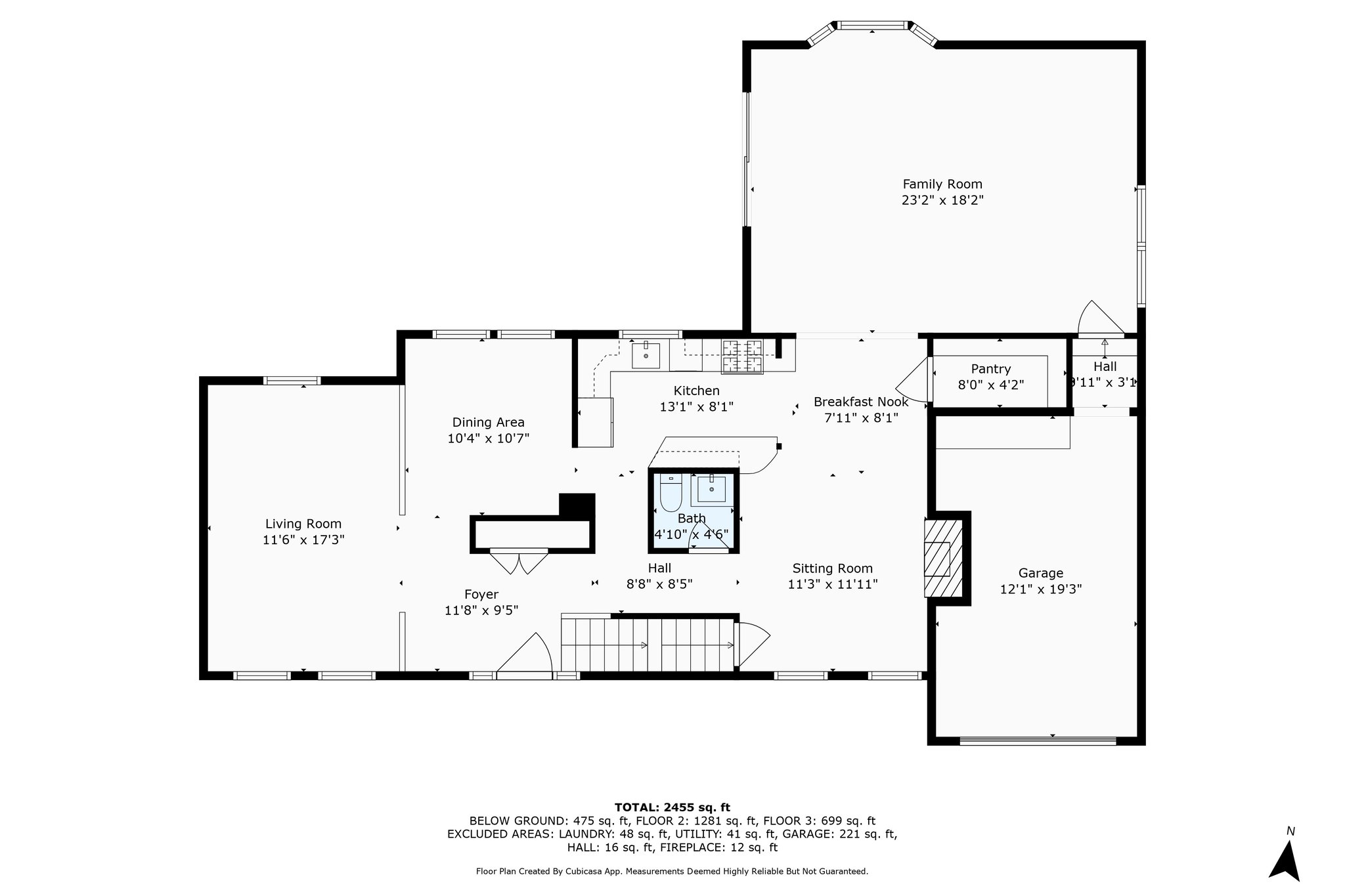 2nd Floor w Dimensions
