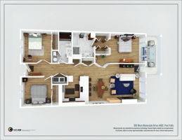 2025 0422 - 355 West Waterside Drive #402 3D, Post Falls