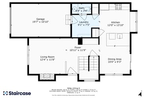 2nd Floor w Dimensions