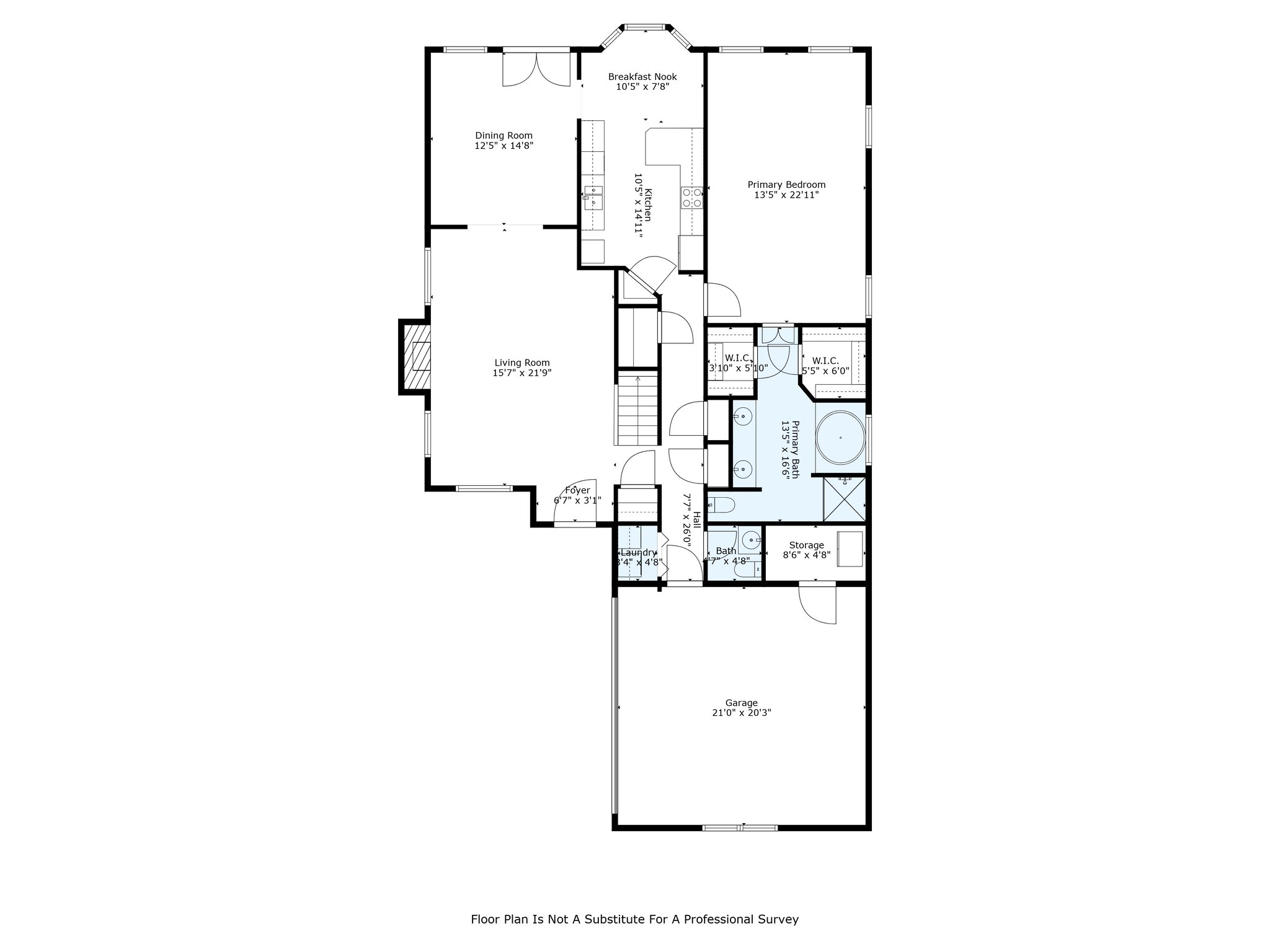 1st Floor w Dimensions