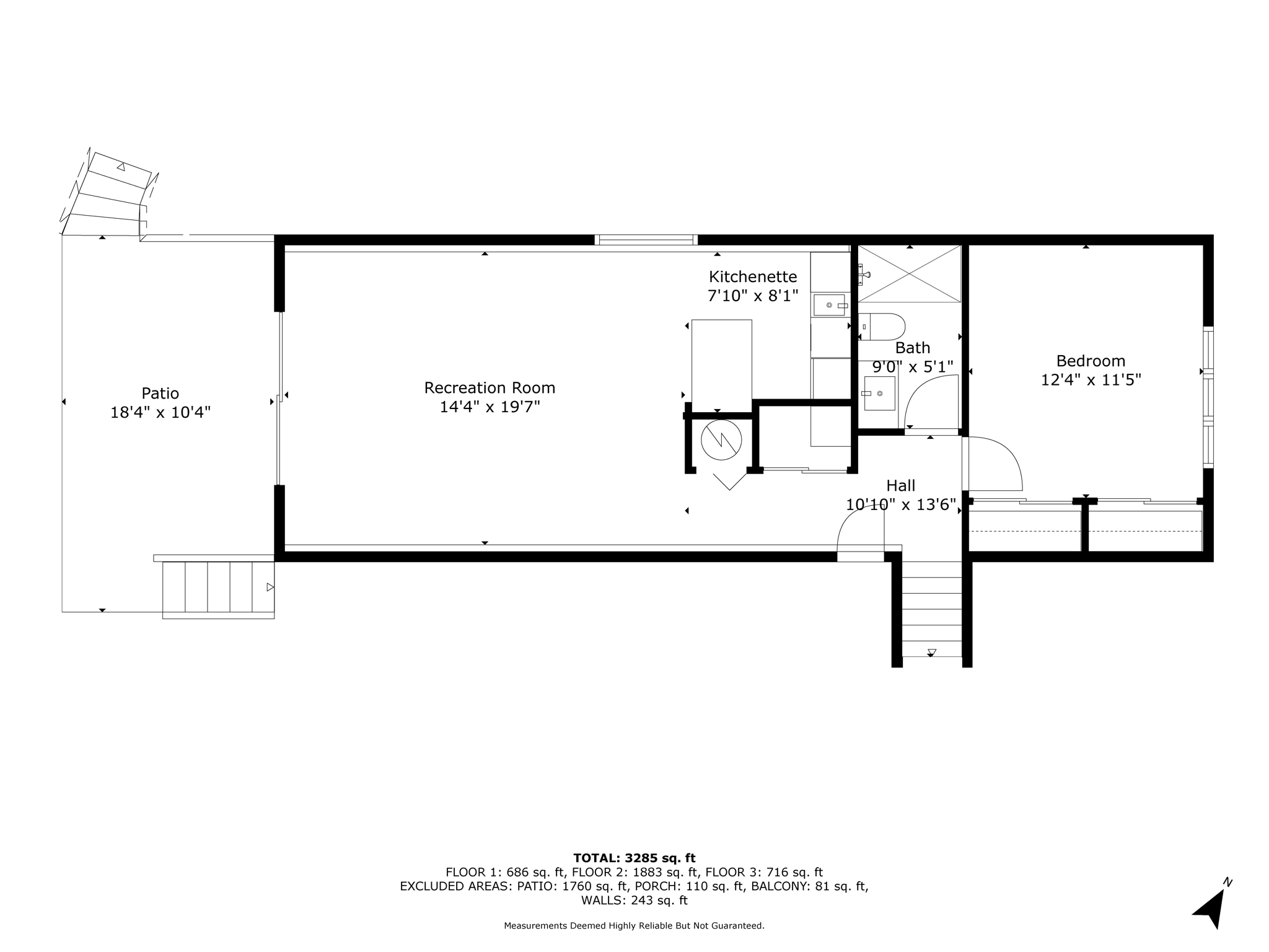 Basement with Dimensions