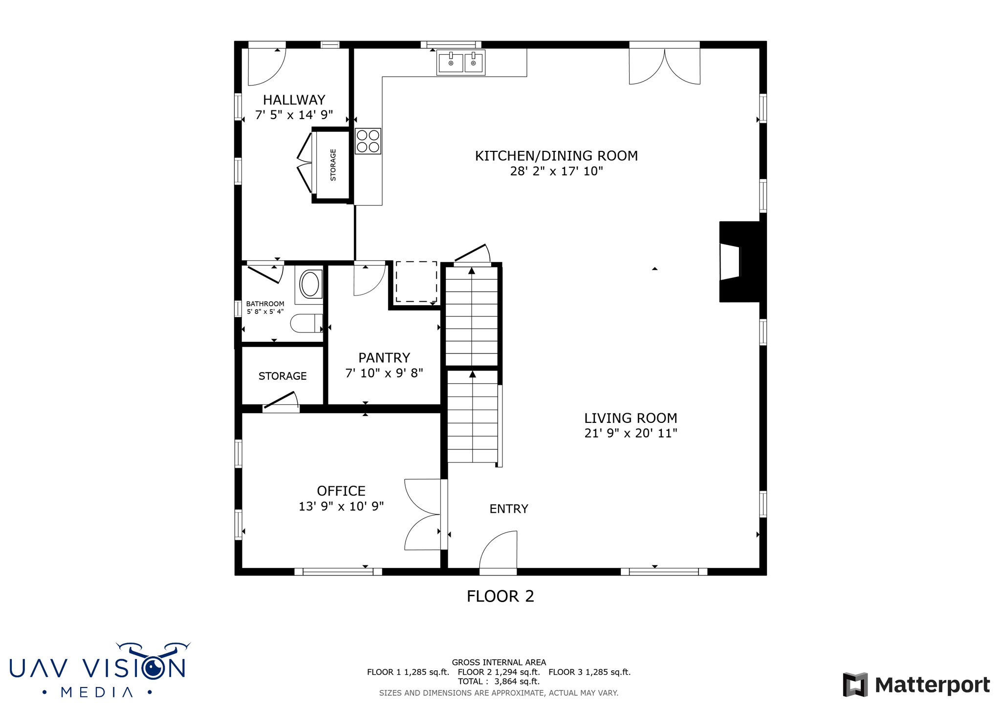 Main Level Floor Plan