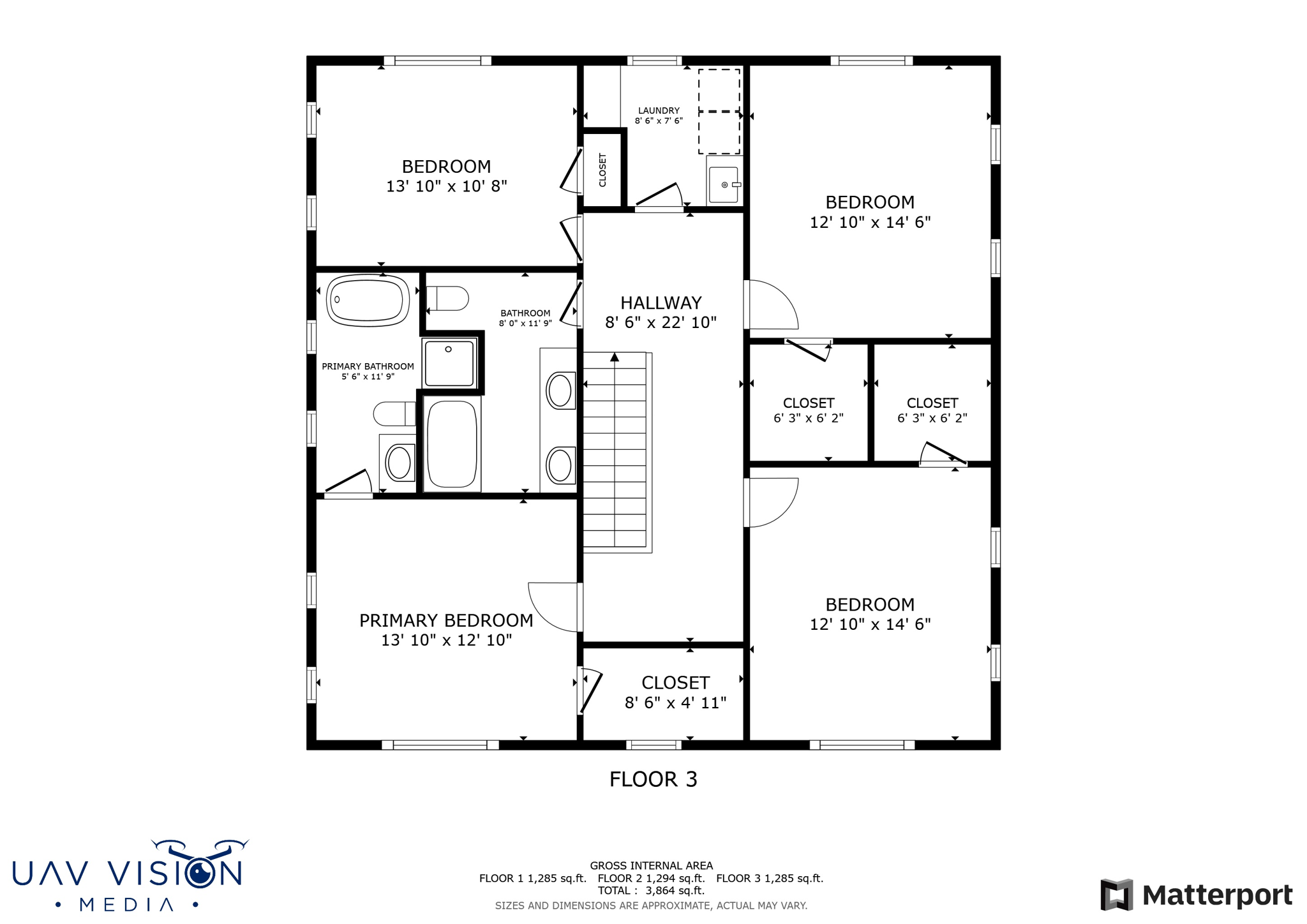 Upper Level Floor Plan