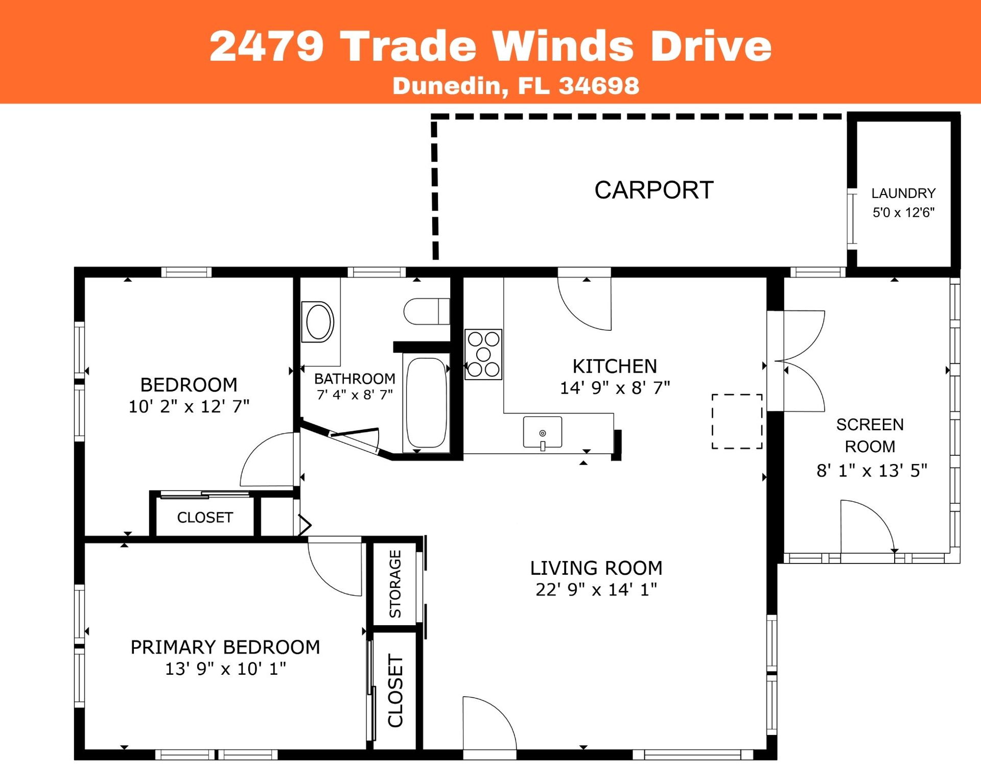 2479 Tradewinds Drive Floor Plans v1 Updated with Laundry