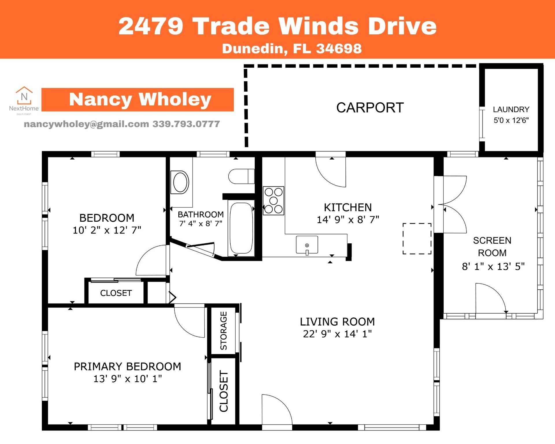 2479 Tradewinds Drive Floor Plans v2 Branded with Laundry