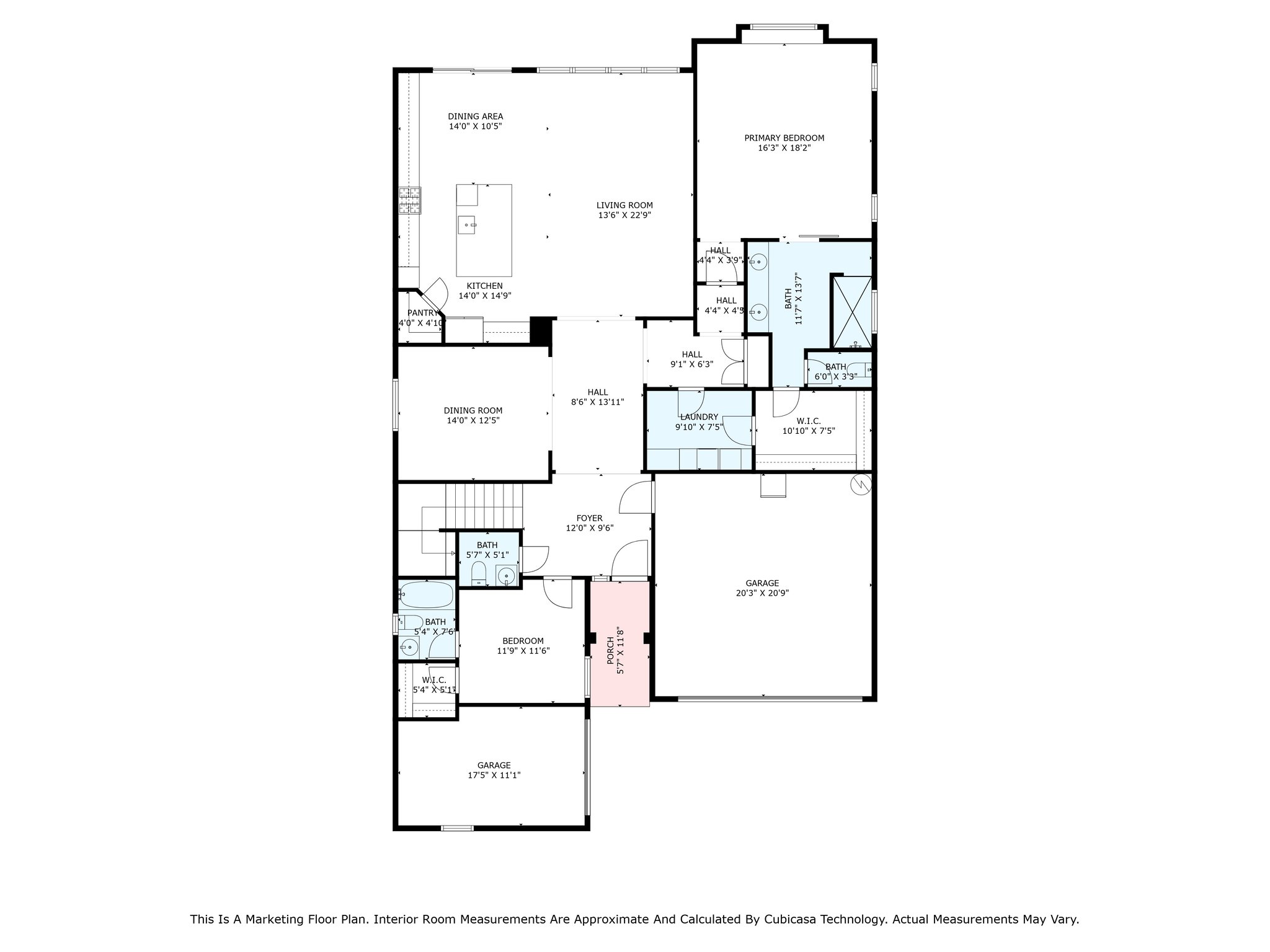 1st Floor Dimensions
