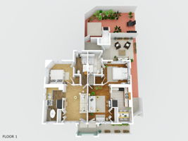 Floorplan downstairs units 