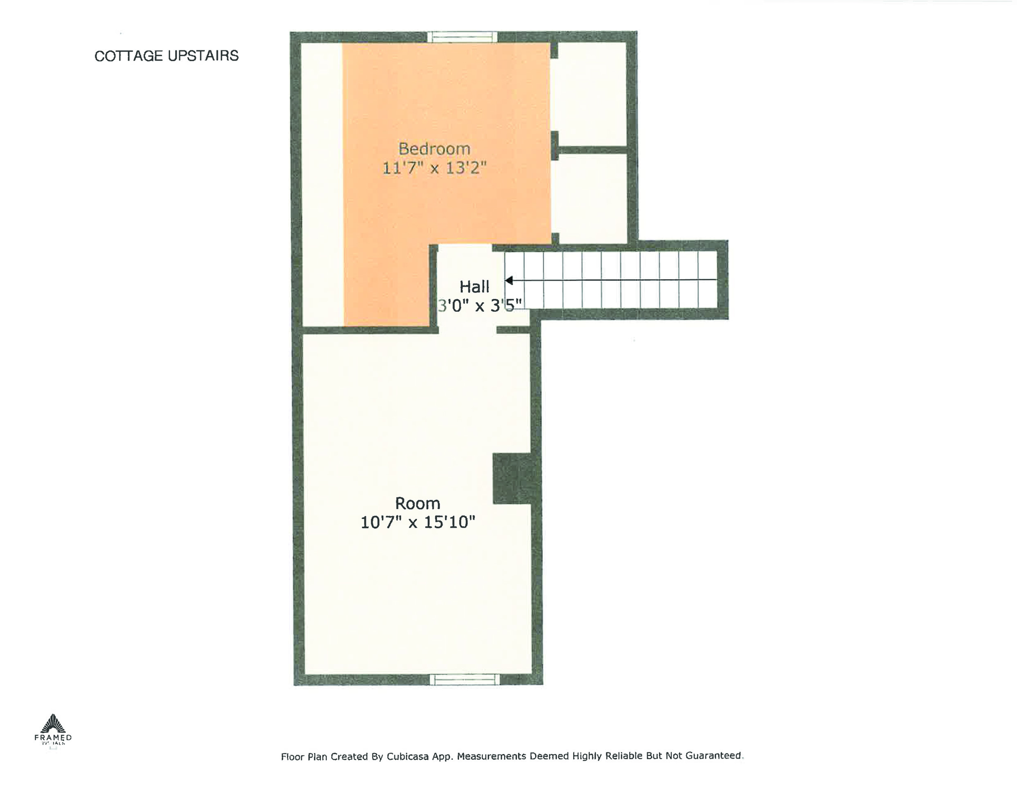 Cottage Upstairs Floor Plan