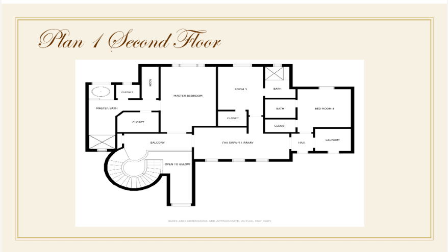 Plan 1 Second Floor