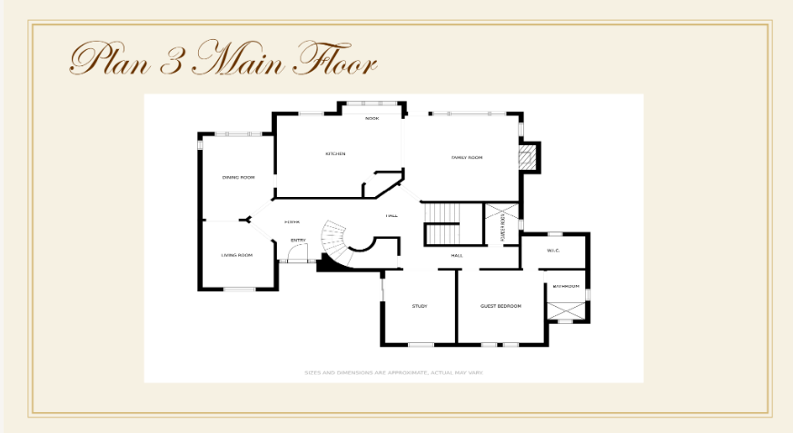 Plan 3 Main Floor