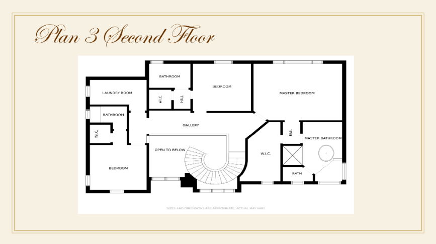 Plan 3 Second Floor