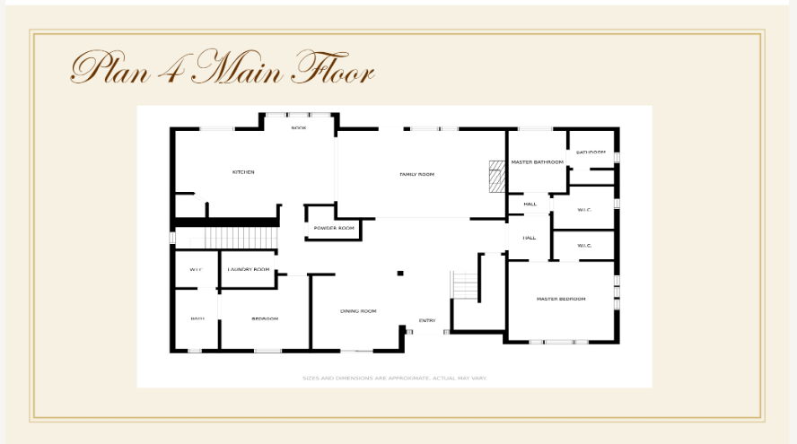 Plan 4 Main Floor